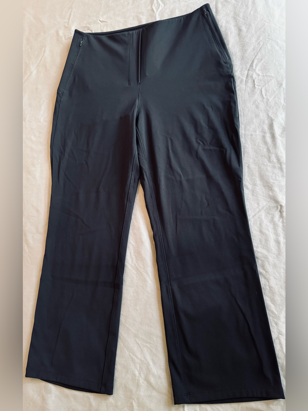 LULULEMON Smooth-Fit High-Rise Black Boot-Cut Pant Stretchy Trousers Yoga Pants - Picture 7 of 16